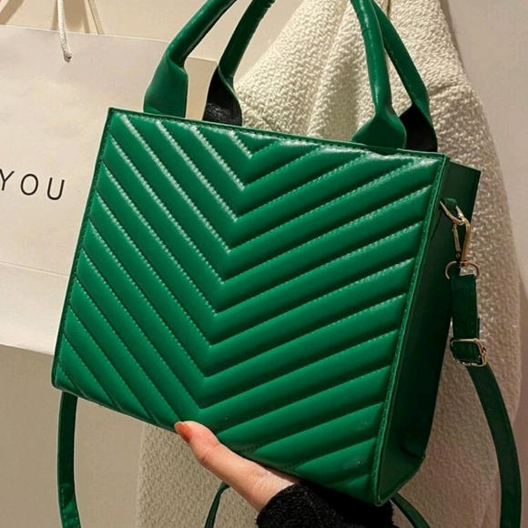 Handbags - Chevron Satchel Hand Bag